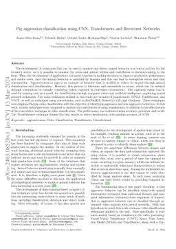 Pig aggression classification using CNN, Transformers and Recurrent
  Networks