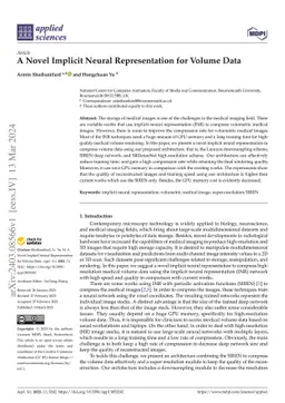 A Novel Implicit Neural Representation for Volume Data
