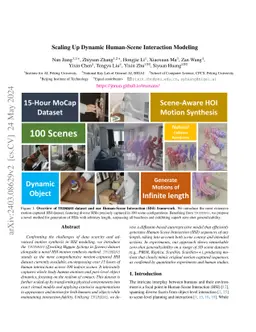 Scaling Up Dynamic Human-Scene Interaction Modeling