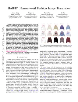 HAIFIT: Human-Centered AI for Fashion Image Translation