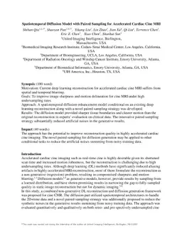 Spatiotemporal Diffusion Model with Paired Sampling for Accelerated
  Cardiac Cine MRI