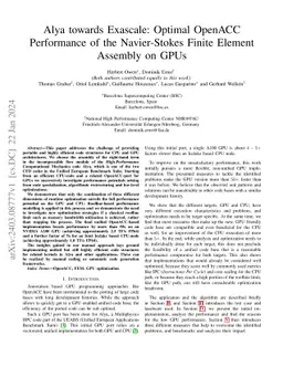 Alya towards Exascale: Optimal OpenACC Performance of the Navier-Stokes
  Finite Element Assembly on GPUs