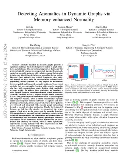 Spatial-temporal Memories Enhanced Graph Autoencoder for Anomaly
  Detection in Dynamic Graphs