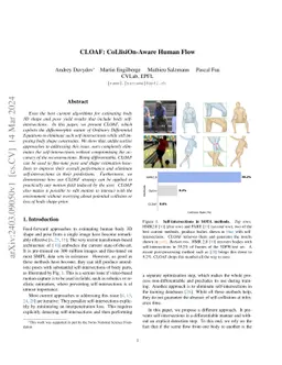 CLOAF: CoLlisiOn-Aware Human Flow