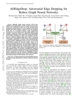 ADEdgeDrop: Adversarial Edge Dropping for Robust Graph Neural Networks