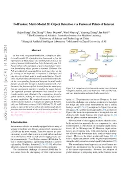 PoIFusion: Multi-Modal 3D Object Detection via Fusion at Points of
  Interest