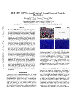 CLIP-EBC: CLIP Can Count Accurately through Enhanced Blockwise Classification