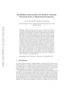Rethinking Autoencoders for Medical Anomaly Detection from A Theoretical
  Perspective