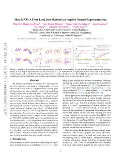SketchINR: A First Look into Sketches as Implicit Neural Representations