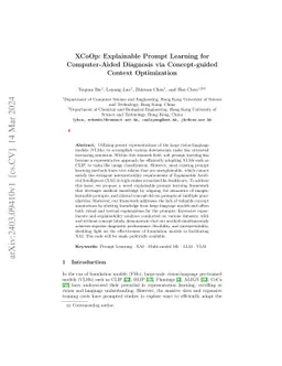 XCoOp: Explainable Prompt Learning for Computer-Aided Diagnosis via
  Concept-guided Context Optimization
