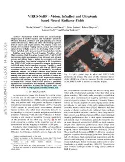 VIRUS-NeRF -- Vision, InfraRed and UltraSonic based Neural Radiance
  Fields