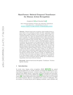 SkateFormer: Skeletal-Temporal Transformer for Human Action Recognition