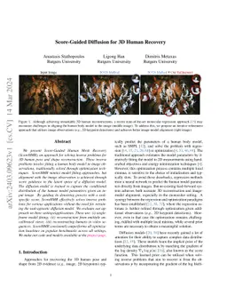 Score-Guided Diffusion for 3D Human Recovery