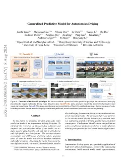 Generalized Predictive Model for Autonomous Driving