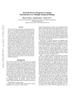 Towards Diverse Perspective Learning with Selection over Multiple
  Temporal Poolings
