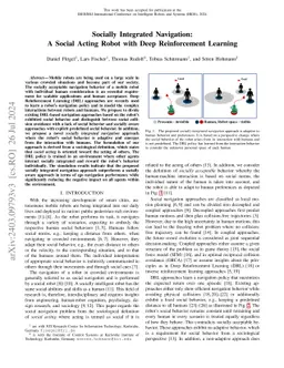 Socially Integrated Navigation: A Social Acting Robot with Deep
  Reinforcement Learning