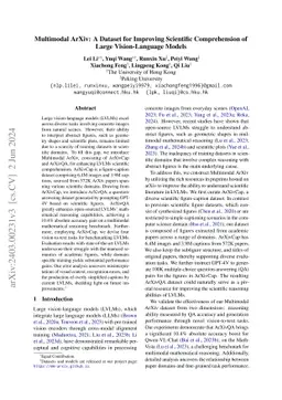 Multimodal ArXiv: A Dataset for Improving Scientific Comprehension of
  Large Vision-Language Models