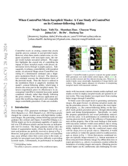 When ControlNet Meets Inexplicit Masks: A Case Study of ControlNet on
  its Contour-following Ability