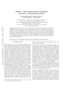 SINDy vs Hard Nonlinearities and Hidden Dynamics: a Benchmarking Study