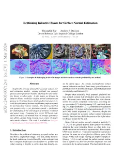 Rethinking Inductive Biases for Surface Normal Estimation