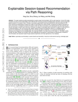 Explainable Session-based Recommendation via Path Reasoning