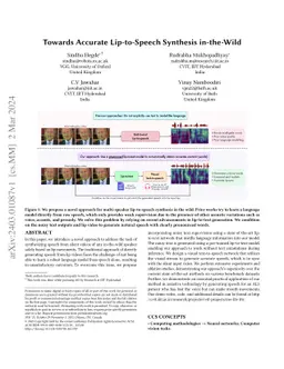Towards Accurate Lip-to-Speech Synthesis in-the-Wild