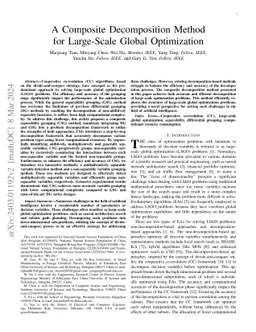 A Composite Decomposition Method for Large-Scale Global Optimization
