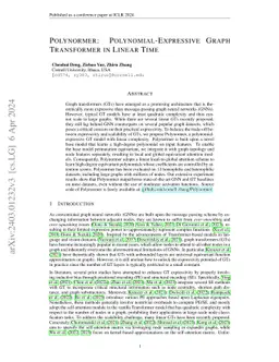 Polynormer: Polynomial-Expressive Graph Transformer in Linear Time