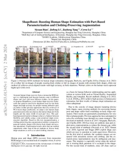 ShapeBoost: Boosting Human Shape Estimation with Part-Based
  Parameterization and Clothing-Preserving Augmentation