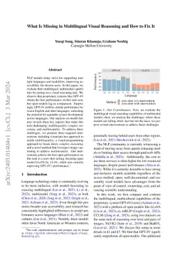 What Is Missing in Multilingual Visual Reasoning and How to Fix It