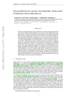 Image2Sentence based Asymmetrical Zero-shot Composed Image Retrieval