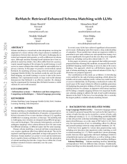 ReMatch: Retrieval Enhanced Schema Matching with LLMs