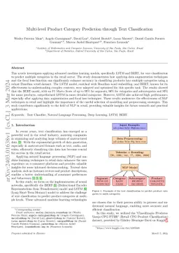 Multi-level Product Category Prediction through Text Classification