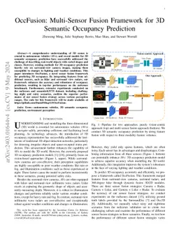 OccFusion: Multi-Sensor Fusion Framework for 3D Semantic Occupancy
  Prediction