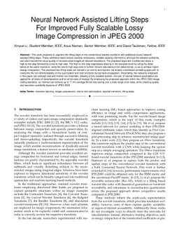 Neural Network Assisted Lifting Steps For Improved Fully Scalable Lossy
  Image Compression in JPEG 2000