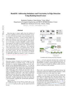 RankED: Addressing Imbalance and Uncertainty in Edge Detection Using
  Ranking-based Losses