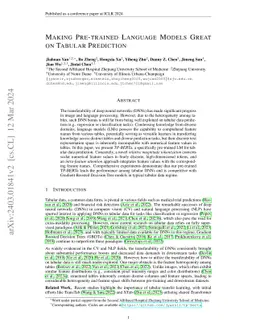 Making Pre-trained Language Models Great on Tabular Prediction