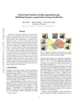 Fourier-basis Functions to Bridge Augmentation Gap: Rethinking Frequency
  Augmentation in Image Classification