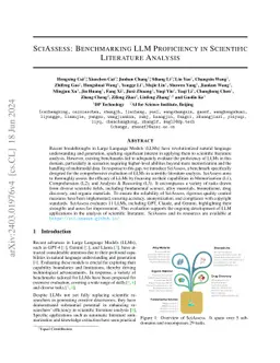SciAssess: Benchmarking LLM Proficiency in Scientific Literature
  Analysis