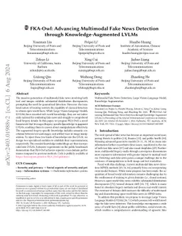 FakeNewsGPT4: Advancing Multimodal Fake News Detection through
  Knowledge-Augmented LVLMs