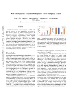 Non-autoregressive Sequence-to-Sequence Vision-Language Models