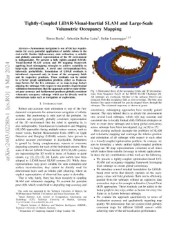 Tightly-Coupled LiDAR-Visual-Inertial SLAM and Large-Scale Volumetric
  Occupancy Mapping
