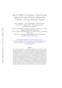 Brand Visibility in Packaging: A Deep Learning Approach for Logo
  Detection, Saliency-Map Prediction, and Logo Placement Analysis