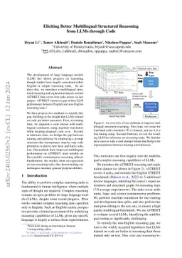 Eliciting Better Multilingual Structured Reasoning from LLMs through
  Code