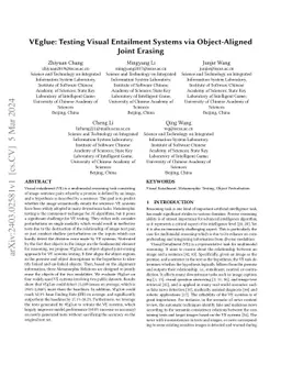 VEglue: Testing Visual Entailment Systems via Object-Aligned Joint
  Erasing