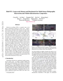 HoloVIC: Large-scale Dataset and Benchmark for Multi-Sensor Holographic
  Intersection and Vehicle-Infrastructure Cooperative