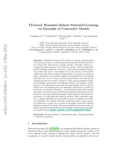 FLGuard: Byzantine-Robust Federated Learning via Ensemble of Contrastive
  Models