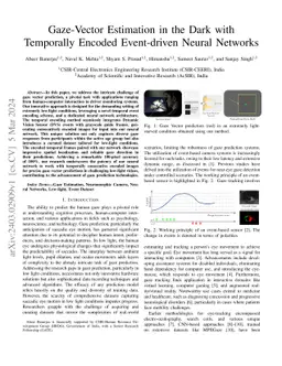 Gaze-Vector Estimation in the Dark with Temporally Encoded Event-driven
  Neural Networks