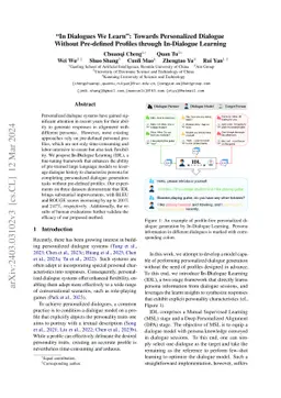 "In Dialogues We Learn": Towards Personalized Dialogue Without
  Pre-defined Profiles through In-Dialogue Learning
