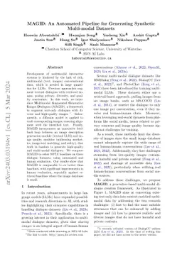 MAGID: An Automated Pipeline for Generating Synthetic Multi-modal
  Datasets